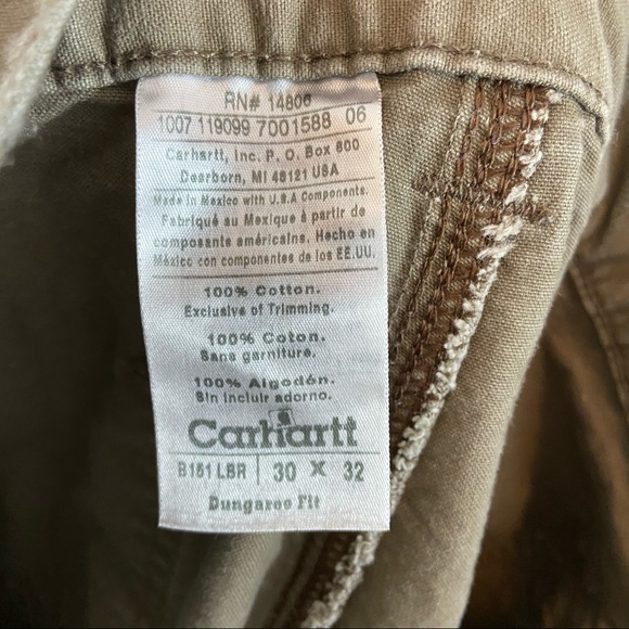 Men’s Carhartt Dungaree pants size 30 x 32 - Picture 6 of 7